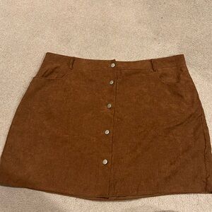 Brown skirt
